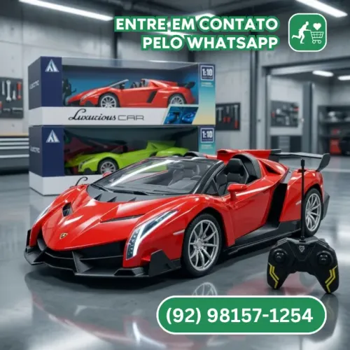 Carrinho Controle Remoto Super Lambo Luxo