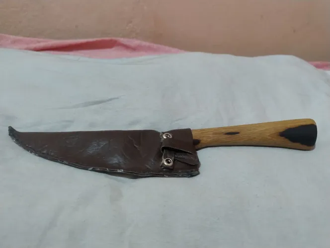 Faça rústica para churrasco 