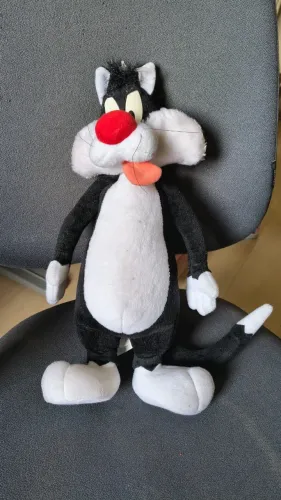 Gato Frajola de pelúcia