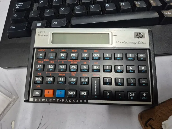 HP 12c Platium 25th - Série Comemorativa