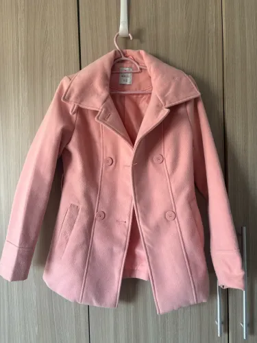 Casaco Sobretudo Rosa Pastel - Marca Blue Steel ?