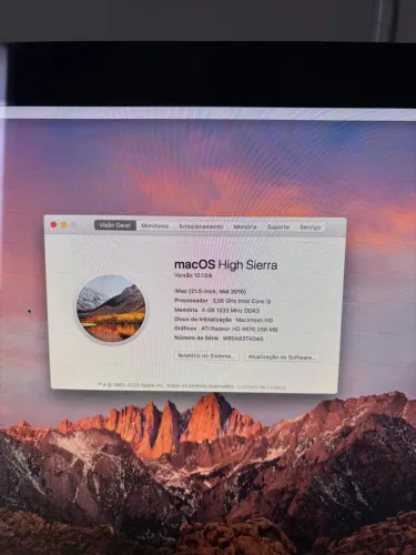 Apple Imac Procesador Core i3 4gb Ssd 256gb (Usado)