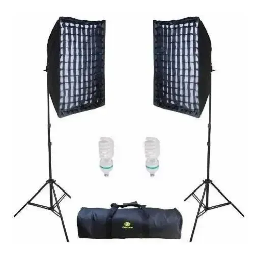 Kit Softbox Agata II 50X70cm Com Grid