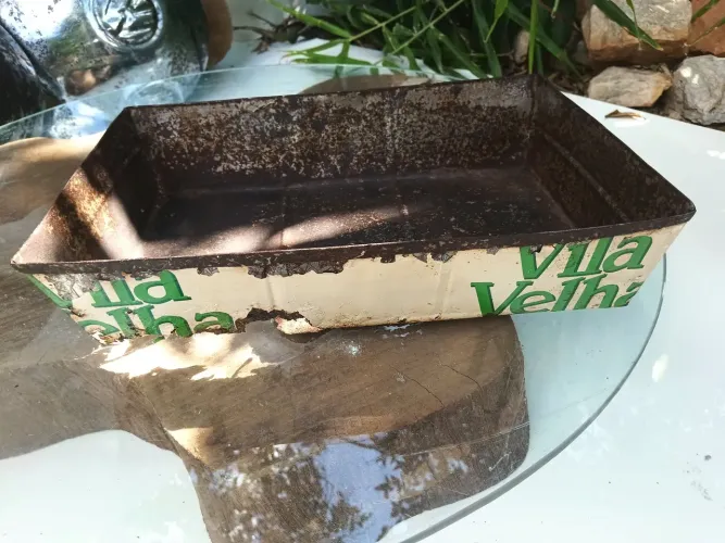 Forma de Lata Vila Velha (P/Decoração)