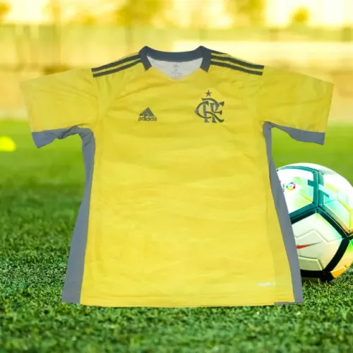 Camisa Time Flamengo Goleiro Amarela