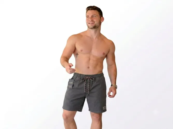 Shorts em Linho Premium
