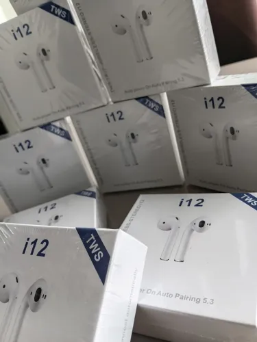 Fone Bluetooth i12 TWS Sem Fio - Lacrado