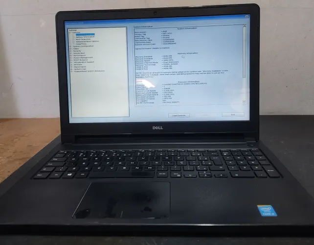 Notebook Dell P51F Core i5 5200 8gb Memória SSD 120gb