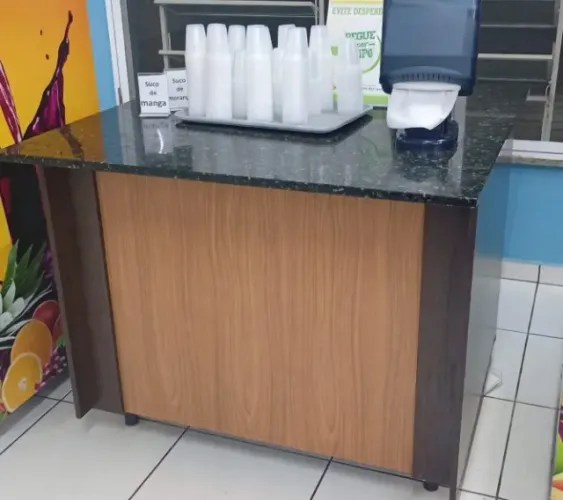 02 Balcões Buffet quente e frio , balcão auxiliar