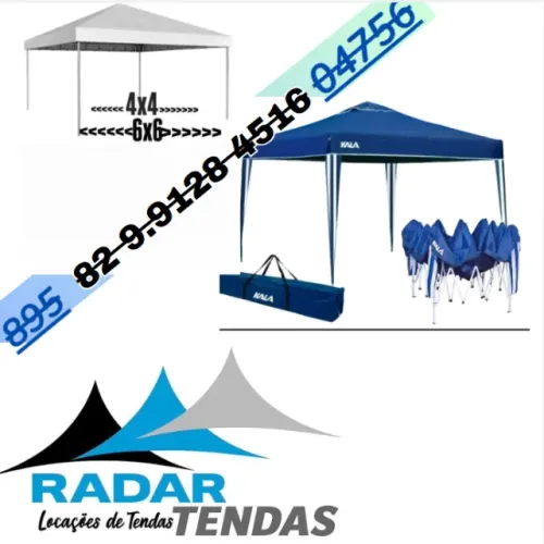 ALUGUEL DE TENDA  EM TABULEIRO 