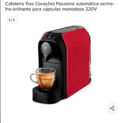 Cafeteira três corações Passione automatica 220 v