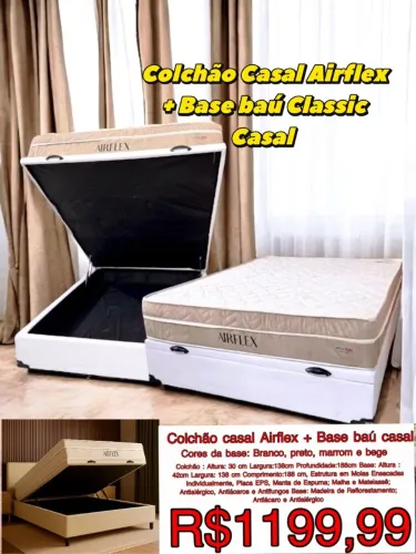 Cama com baú ( casal , Queen)