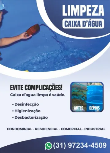 Limpeza geral. 
