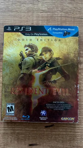 Resident Evil 5 Gold Edition - PS3 (Original com Luva / Slipcover)
