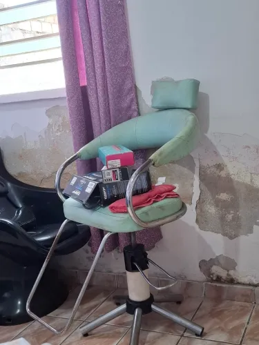 Cadeira de sala de beleza