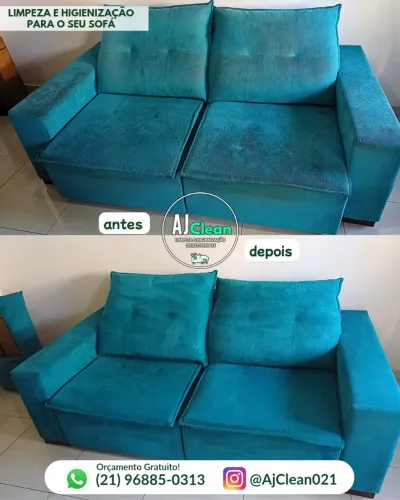Limpeza de Sofá no Recreio, Barra da Tijuca e Vargem grande
