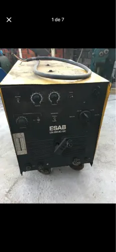 Máquina de solda tig ac/dc 350 esab industrial