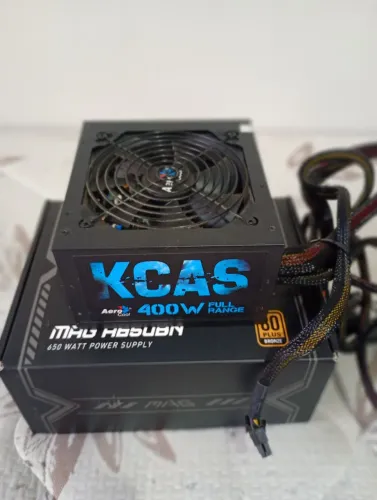 Fonte Aerocool KCAS 400W + Placa de Vídeo ZOTAC NVIDIA - Funcionando