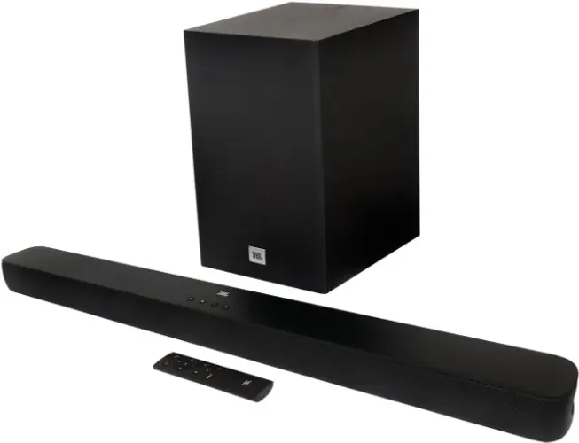 SOUNDBAR JBL CINEMA SB180 2.1 CANAIS, COM SUBWOOFER, BLUETOOTH E USB 