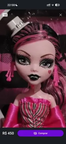 Clawdeen Wolf g1 básica monster high