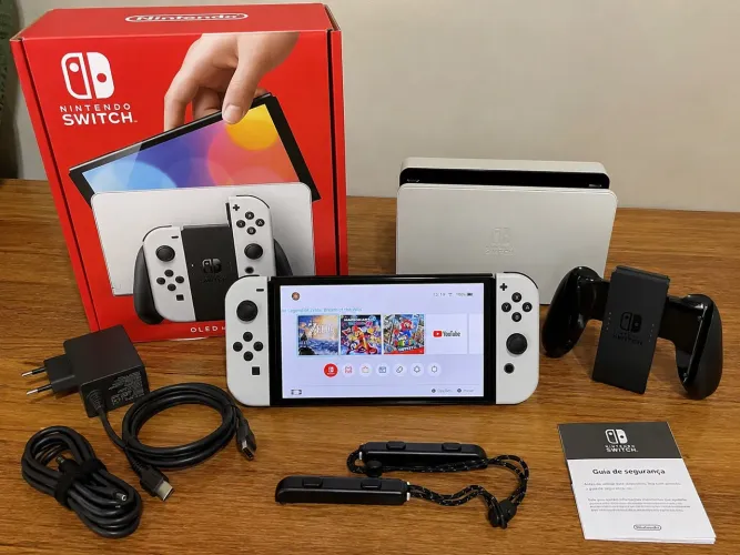 OPORTUNIDADE - NINTENDO SWITCH OLED 64 gb