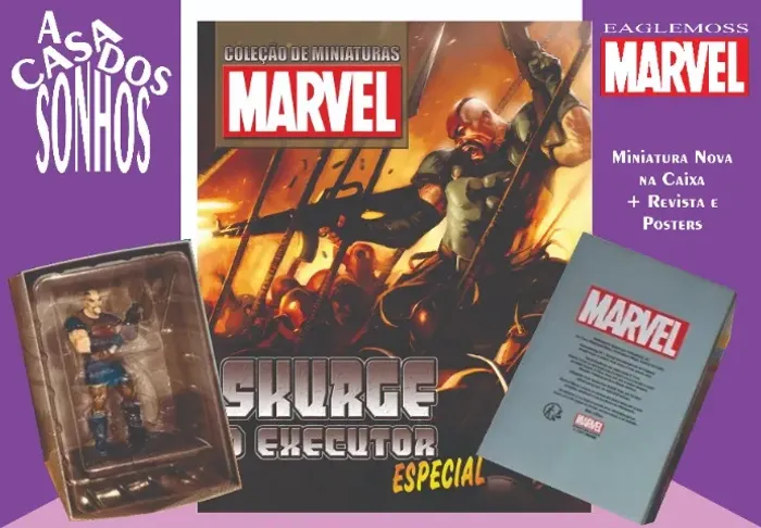 Coleção de Miniatura Marvel Eaglemoss Skurge Especial Completo