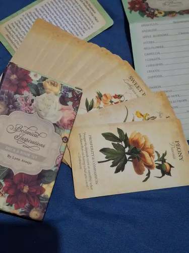 Oráculo Botanical Inspirations Botânico Baralho Cigano Tarot Taro