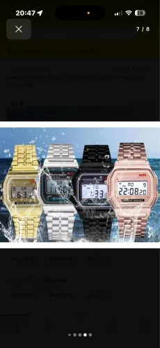 Relógio retrô Sport WR Vintage 