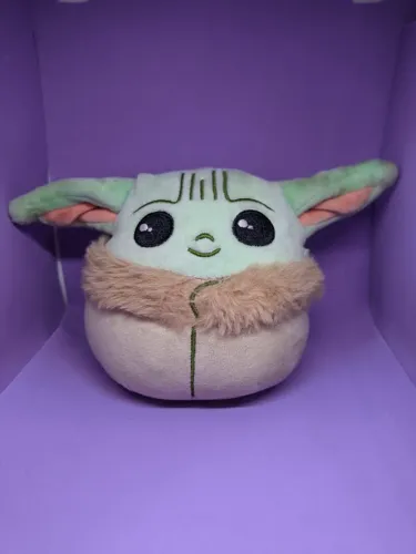 Pelúcia Squishmallows Star Wars Grogu (Baby Yoda) - Oficial e Impecável