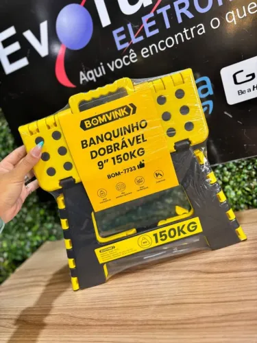 Banquinho Dobrável 150KG BOMVINK BOM-7733