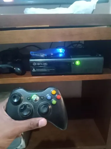 Xbox 360 slim desbloqueado - HD externo 290 GB cheio de jogos 