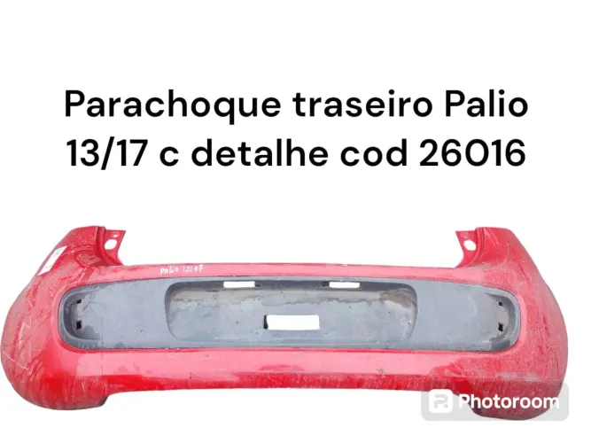 Parachoque traseiro palio com detalhe
