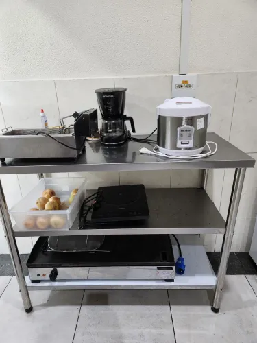 Mesa Inox tripla 1,10m