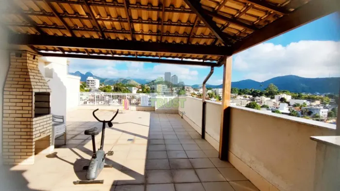 Cobertura para Venda em Rio de Janeiro, Taquara, 2 dormitórios, 2 suítes, 4 banheiros, 2 v