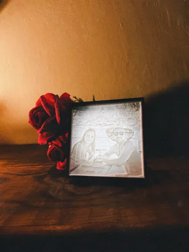 Luminária 3D personalizada com a sua foto