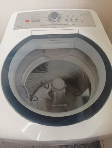 Máquina de lavar roupa 15kg com defeito