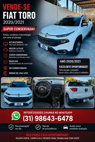 Fiat Toro Freedom 1.8 16V Flex Aut. 2021
