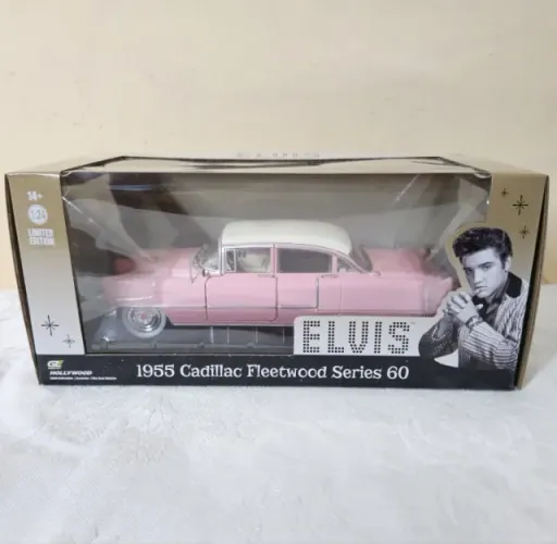 Miniatura Cadillac Fleetwood 1955 Elvis Presley 1/24 Greenlight