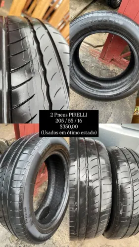 2 Pneus Pirelli 205 / 55 / 16 