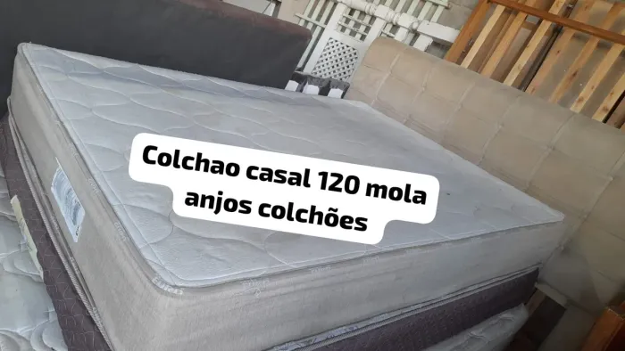 Colchão de casal de mola da anjo colchões