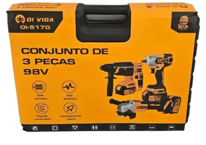 Matela 3 ferramentas 2 bateria 98v