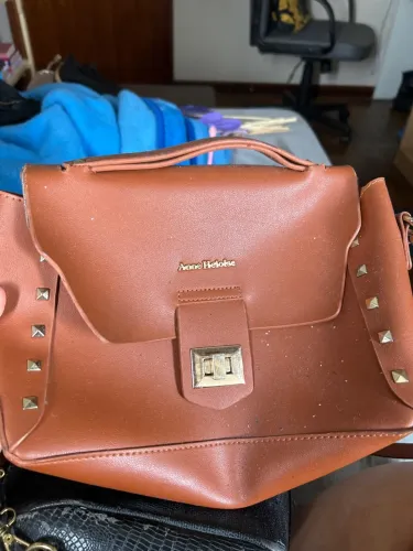 Bolsa Marrom Courino