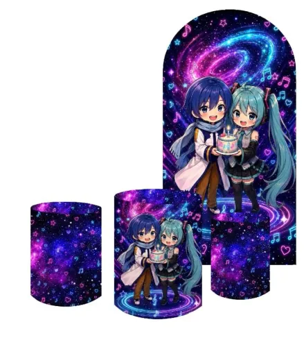 Kit decoração Miku e Kaito