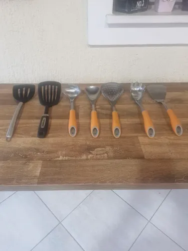 Espátula e utensílios para cozinha 