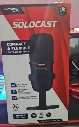 Microfone hyperx solocast 