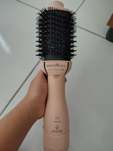 Escova secadora de cabelo (não rotatoria)
