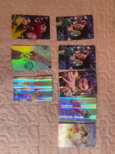 Troca de foto card Huntrix, Guerreiras do kpop Saja boys