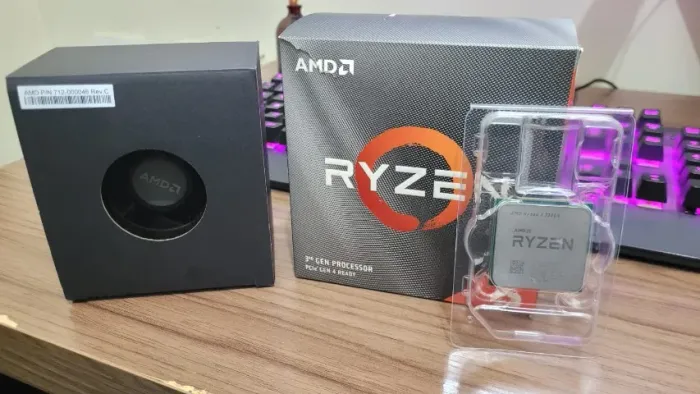 Processador Ryzen 3300x com Cooler Novo na Caixa AM4