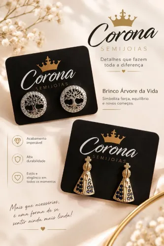 Brincos semijoias novos
