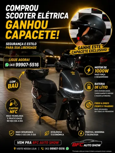 Scooter elétrico ag12 1000w